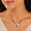 The Enchanted Gemstone Heart Mangalsutra